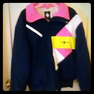 Winter coat one small stain from snow sledding